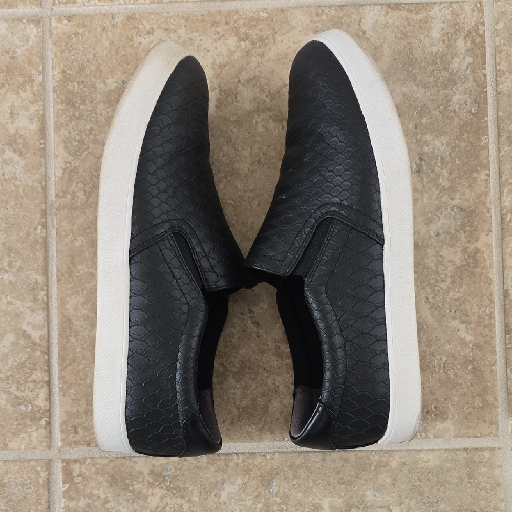 Madison Women's Black Python Slip-Ons - image 5